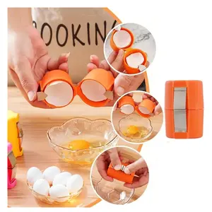 Egg Shell Opener, Egg Separator, Handheld Egg Beater, Multi-Functional Egg Cutter, Kitchen Gadget for Hard Boiled Eggs, Baking Tools, Utensils