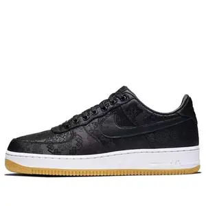 Nike x Fragment Design x CLOT Air Force 1 'Black Silk' CZ3986-001