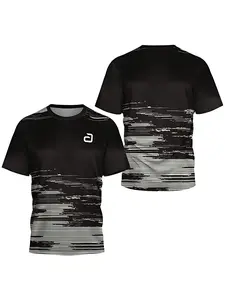 Hot-selling men's T-shirts badminton and table tennis club tops quick-drying short-sleeved shirts in summer 2025
