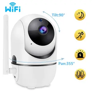 2.4GHz Smart Wireless Security Camera, 1080P Resolution AI Motion-Detection Camera with Color Night Vision, 2-Way Audio & Cloud Storage WiFi Monitoring Camera