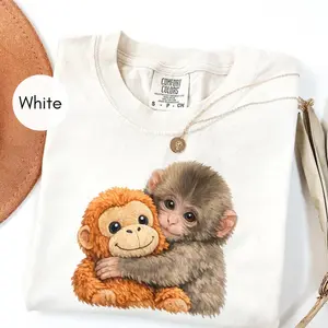 Comfort Colors T-Shirt Team Punch, Viral Baby Monkey Punch Shirt, Cute Humor Animal Shirt, Baby Monkey Punch Graphic Tee, Animal Lover Tee