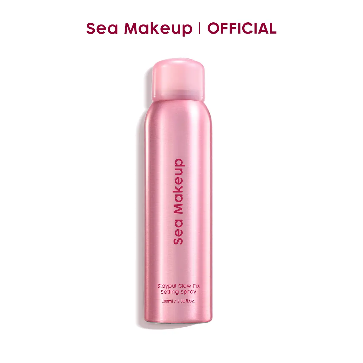 【New Launch】Sea Makeup Stayput Glow Fix Setting Spray Ultra Fine Mist Longwear Makeup Spray for Radiant Dewy Glass Skin Look 100ml