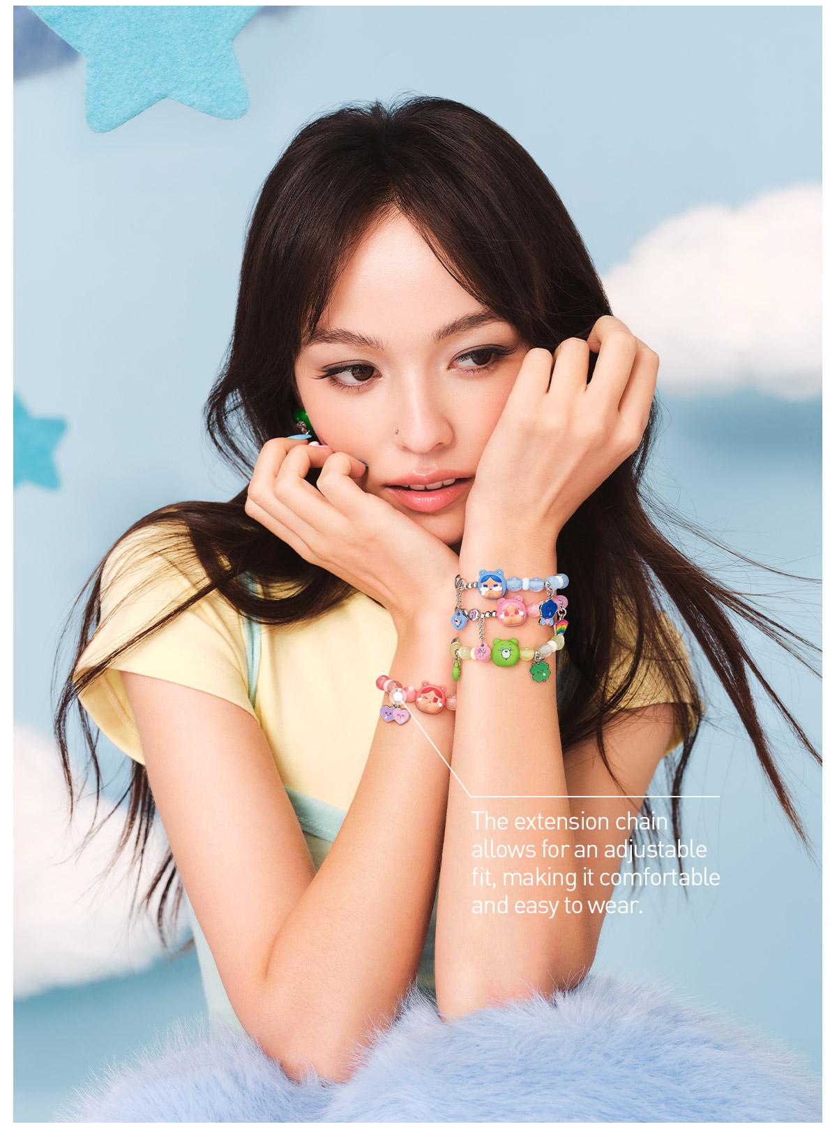 [POP NOW] POP MART CRYBABY × Care Bears Series - Bracelet Blind Box Mystery Gift