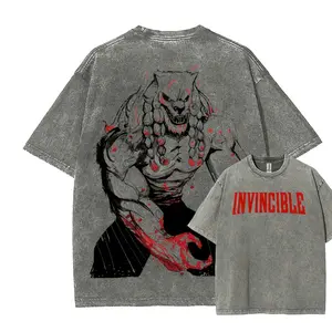 Invincible Unisex Fit Washed T-Shirt  4