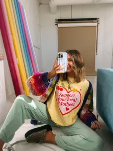 Support Local Mothers Shirt Cute Heart Tee, Funny Mom Graphic T-Shirt, Trendy Mama Shirt, Mother’s Day Gift Idea