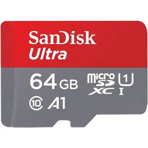 SanDisk Ultra 64GB Class, 120MB/S C10/UHS-I U1 microSDXC 1 SDSQUA4064GAN6IA
