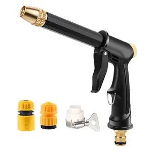 Household High-Pressure water gun, Pressure Washer Handheld, car wash sprayer, kitchen and bathroom cleaning tool, garden long pole nozzle, long handle magic washing artifact, gardening irrigation and watering tool.Summervibes