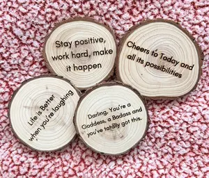 Wooden Coasters with engraving