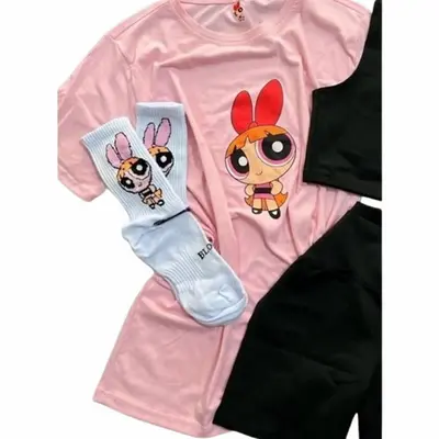 Tiktok Pijamas De Las Chicas Superpoderosas Powerpuff Costume Ora