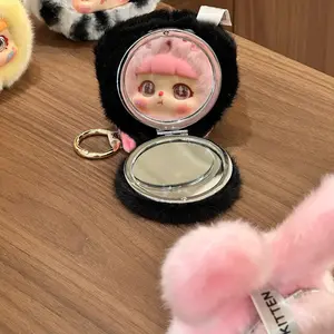 Cute  Snack Themed Makeup Mirror Pendant Mystery Box