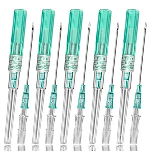 Rayyl Catheter Piercing Needles - 10Pcs Piercing Needles 18 Gauge IV Catheter Piercing Needles for Ear Nose Lip Tongue Belly Piercing Kit Piercing Supplies (18G-10pcs)