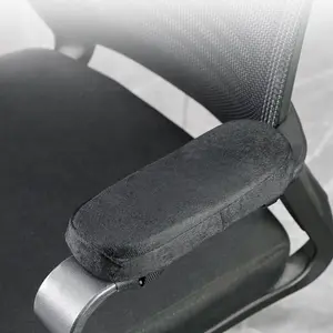 2pcs Chair Armrest Pads, Memory Foam Gaming Office Computer Seat Elbow Raiser, Thickened Hand Protector Sleeve, Comfortable & Durable