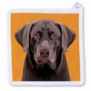 Chocolate Lab Labrador Retriever Potholder