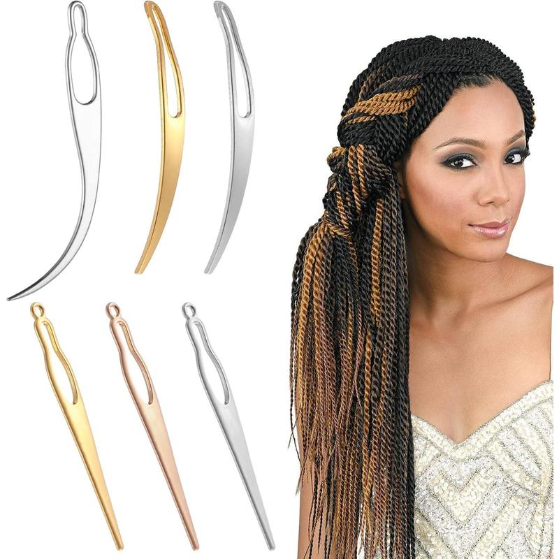 6 count Interlocking Tool for , Interlocking Dreadlock Tool, Sisterlock Retighten Tool, Crochet  for Maintaining Your Dreadlocks Hair Extensions Styling Tools