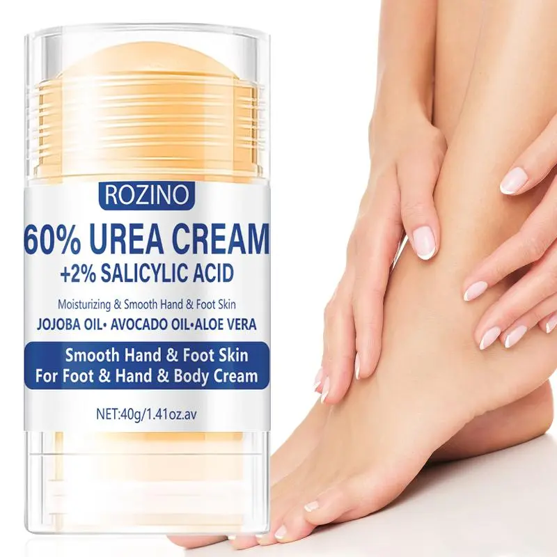 60% Urea Hand & Foot Cream with Aloe Vera and Jojoba Oil, Moisturizing Hand & Foot Care Cream for Dry Cracked Skin, Foot Cream For Dry Feet, Nourishing Intensive Foot Care Product for Women & Men, Moisturizing Exfoliating Lotion