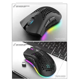 Rechargeable Wireless RGB Gaming Mouse for PC BM600