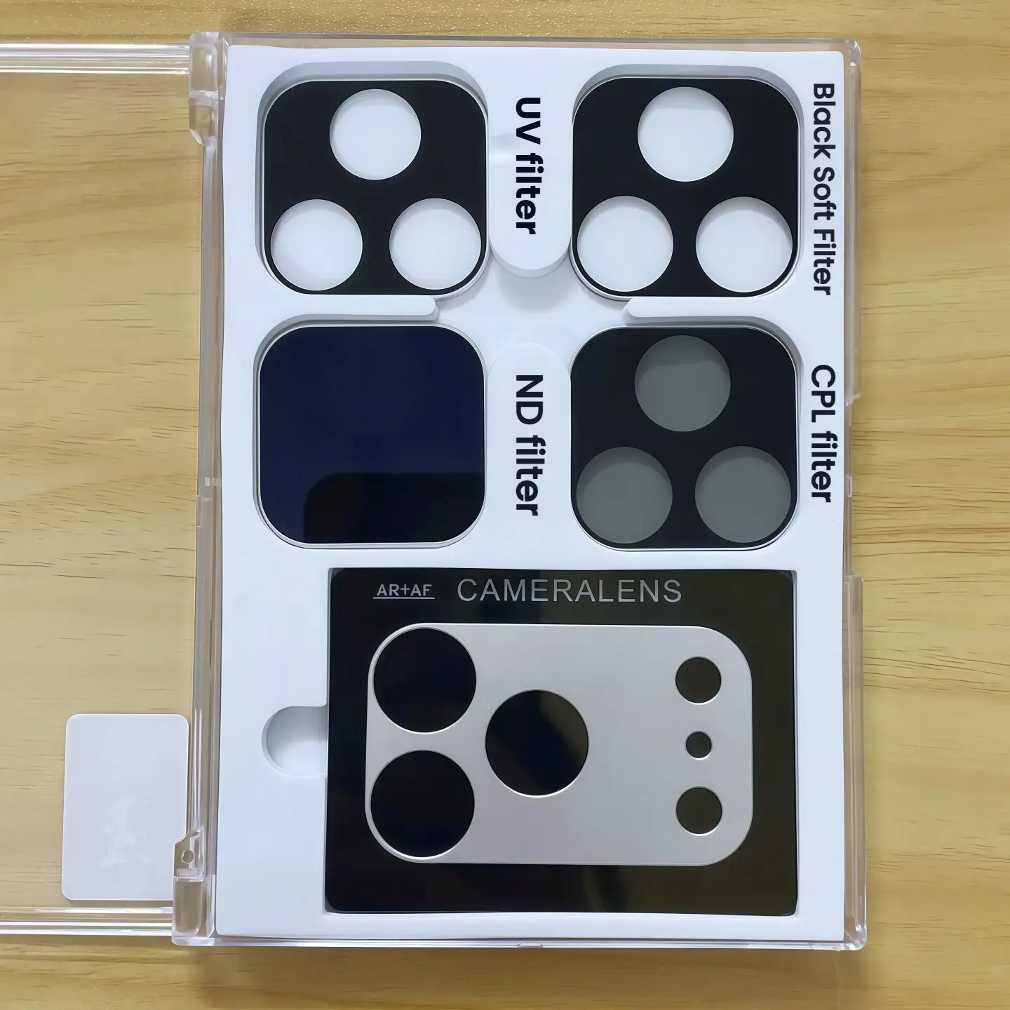 New Magnetic Filter Lens Upgrade Set, 4-In-1 Mobile Lens Filter, Phone Camera Lens Filters, Compatible with iPhone 17 Pro/17 Pro Max, Ar Anti-Reflection, Nd, Cpl, Soft, UV Filters, Cellphone Accessories