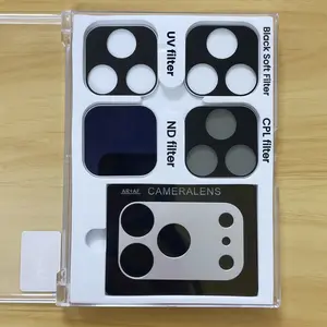 New Magnetic Filter Lens Upgrade Set, 4-In-1 Phone Camera Lens Filters, Compatible with iPhone 17 Pro/17 Pro Max, Ar Anti-Reflection, Nd, Cpl, Soft, UV Filters