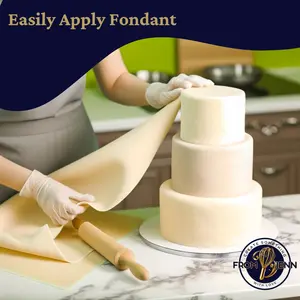 FromJennWithLove Cake Dummy 9x4 Inch - Durable Styrofoam for Icing Practice & Fondant Placement, Perfect for Bakers