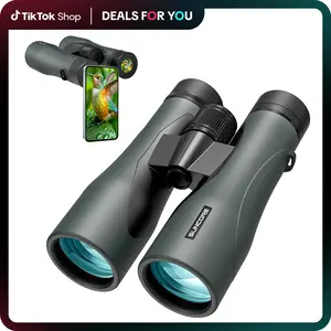 Suncore 10x50 UHD Binoculars for Bird Watching & Hunting 10x Zoom Power BAK4 Prism 98% Night Vision 4K Clarity Stormproof AF Ideal for Men