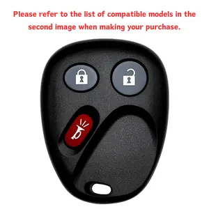 Lopixa Key Fob Replacement for 2002-2009 Chevy Trailblazer & GMC Envoy/ 03-07 Isuzu Ascender/ 04-07 Buick Rainier/ 02-04 Oldsmobile Bravada Car Keyless Entry Remote Control, MYT3X6898B, 3 Btn