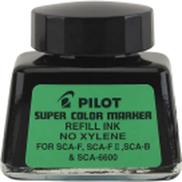 Pilot Plastic Ink Refill Kit - Xylene-Free, Low Odor, Vibrant Permanent-Mark Refill for Pilot Super Color Markers (Office Ink & Toner Cartridges), None