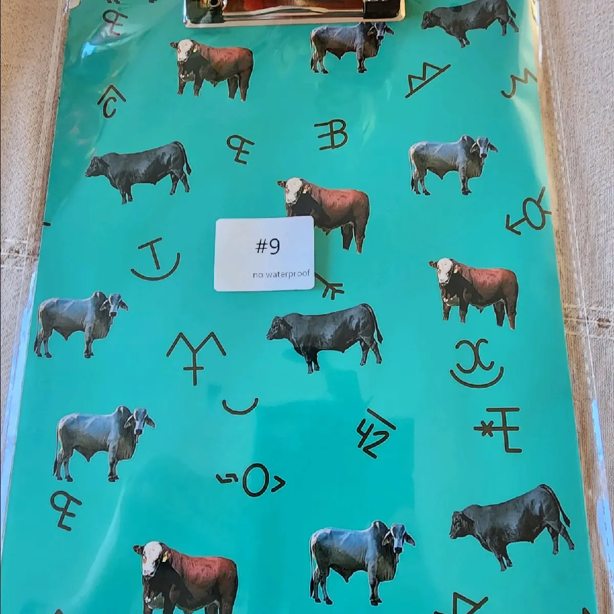 Bull and Brand Clipboard