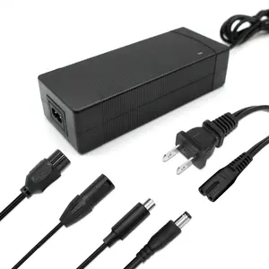 54.6V 2A Fast eBike Charger - 48V Ecotric/Lectric/Evercross H5 Charger with Multi-Protection, 5.5x2.5mm/XLR Connector for Lithium Batteries