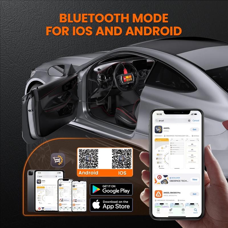 ANCEL V3 Elite OBD2 Scanner BMW/Mini/Rolls Royce Diagnostic Tool, Bidirectional Automotive Diagnostic Scanner with 21 Resets, ABS Bleeding, SAS/EPB/Oil Reset, Battery Test, Full System Auto Scanner Code Reader