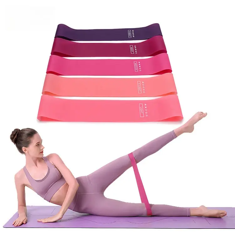 Portable Resistance Belt Women's Squat Buttocks Rally Belt Gym Yoga Equipment Rally Belt Leg Practice Hand Rings