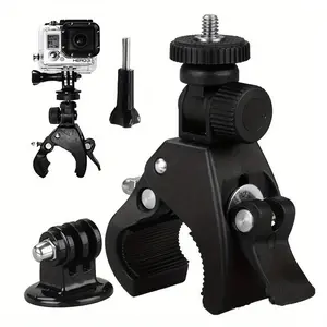 Easy-to-Install Mount for Motorcycle/Bicycle/Handlebar/Action Camera Clip, Compatible with GoPro Hero 11/10/9/8/7/6/5/4, Hunting Sports Camera Accessories Fishing Clip.