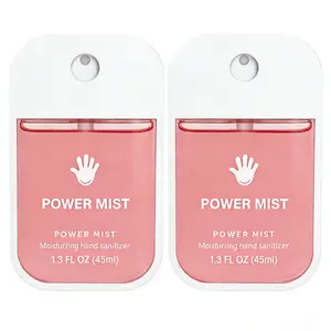 Rinse-Free Hydrating Hand Sanitizer Power Mist Cool Quick-Dry  1.3 Fl Oz 45mL Convenient & Hydrating Formula for On-The-Go Use
