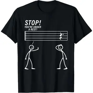 Funny Music Design For Men Women Music Teacher Music Lover T-Shirt Graphic tees