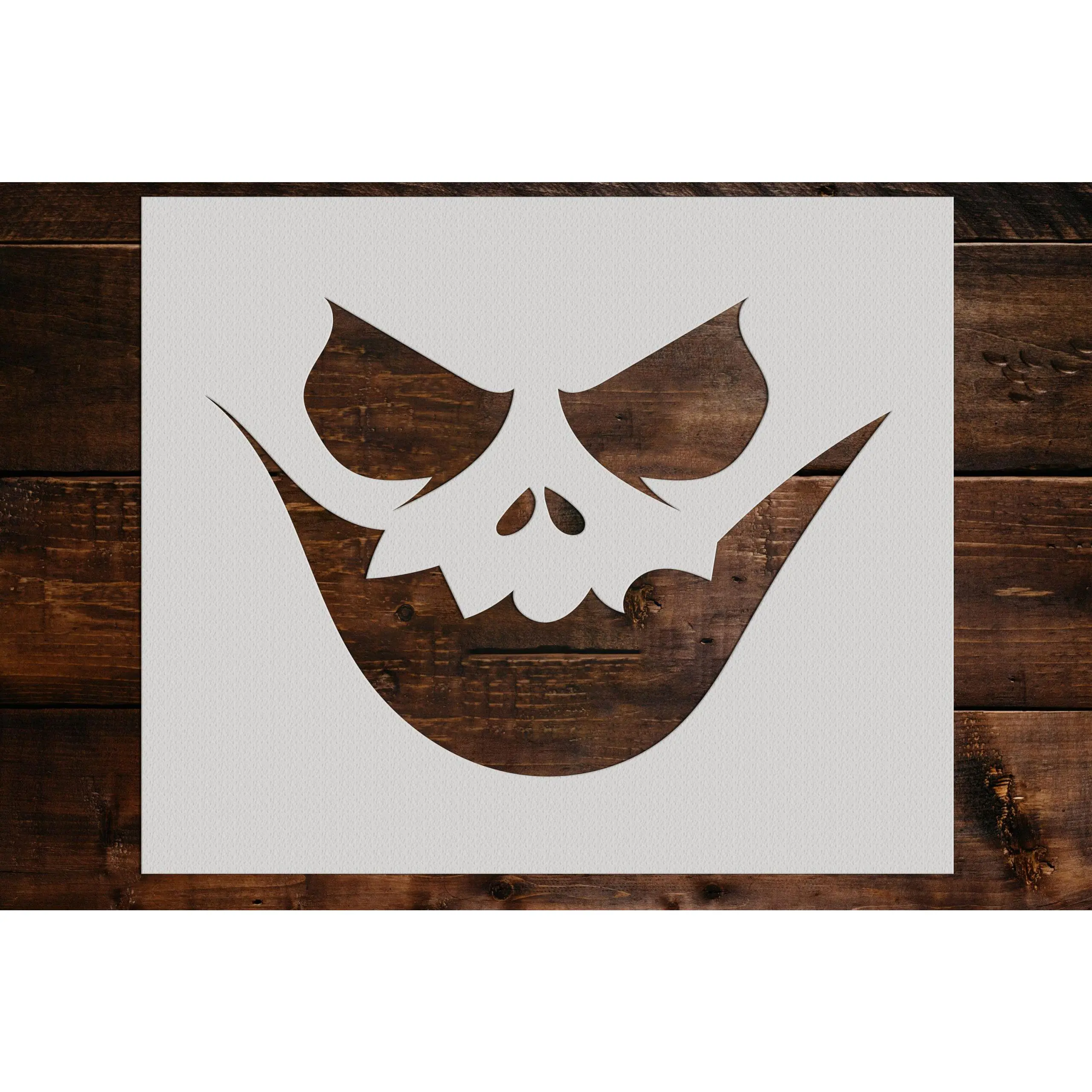 Pumpkin Face Stencil - Art and Wall Stencil