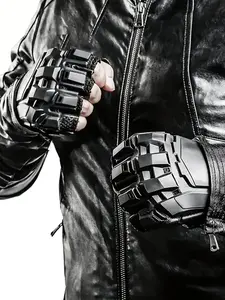 Outdoor Tactical Hard-shell Breathable Gloves, Full Finger Motorcycling Cycling Gloves, Fashion Accessories for Men & Women, Motorcycle Riding Gloves