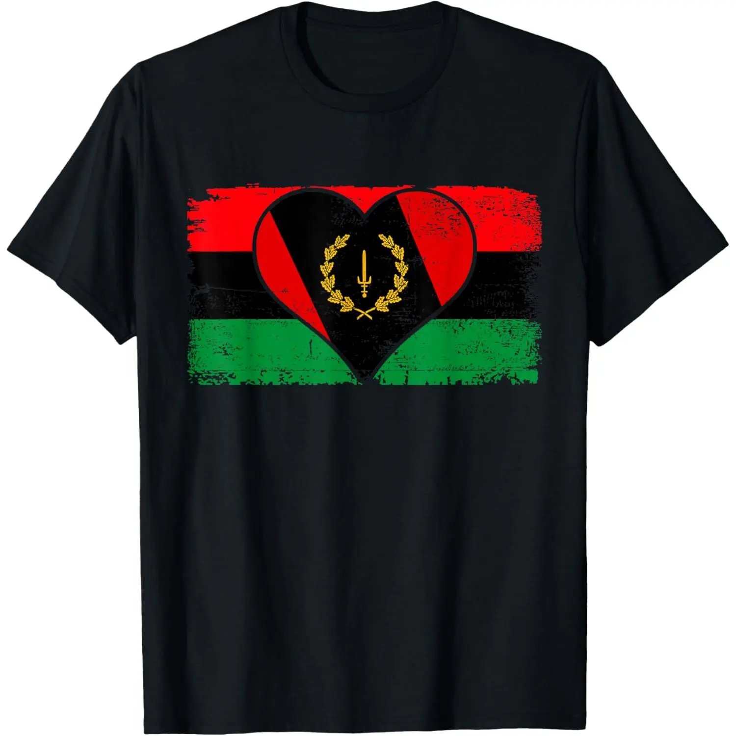 Heritage Black African American Flag 1967 T-Shirt