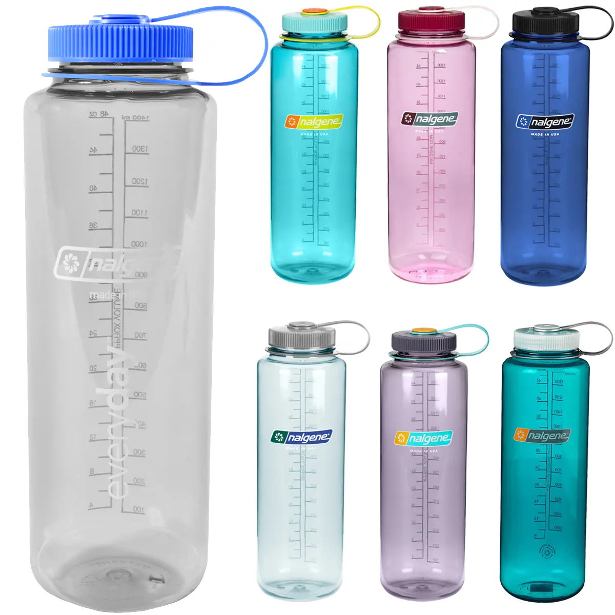 Nalgene Wide Mouth Sustain Silo Water Bottle - 48 oz.