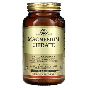 Solgar Magnesium Citrate, 60 Tablets