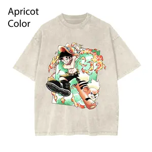 Ace - Growlithe Anime T-shirt, PKM - one Piece Anime T-shirt, Anime Fire Fighter Shirt, Cute Beast Graphic Tee, Adventure Anime Shirt