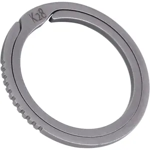 tanium Quick Release Side Pushing Key Rings Labor Saving Bulk Kit