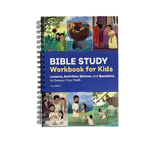 Bible Study Handbook Interactive Tests Lessons Questions Quizzes Fun Activities Parent-Child Reading Faith Enlightenment English Workbook Family Fun Book