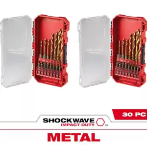 SHOCKWAVE Impact-Duty Titanium  Bit Set (30-Piece)
