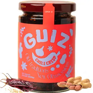 GUIZ Original Guizhou Chili Crisp with Peanuts: Authentically Crafted, Just Right Spicy, Deep Umami, Ideal Companion for Every Dish, Non-GMO, No preservative, 8.11 oz (230g) Low Sugar Food