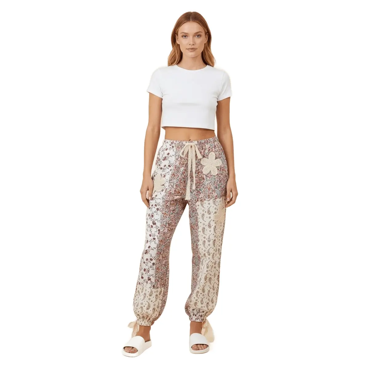 Heimish - Plus/Reg - Floral Patchwork Joggers