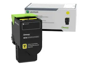 LEXMARK 78C00YG GSA YELLOW RETURN PROGRAMME TONER CARTRIDGE
