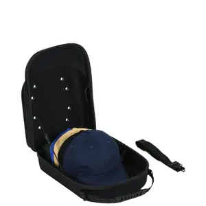 Unisex EVA Baseball Cap Storage Box Portable Hard Shell Hat Carrier Case Breathable Dustproof Organizer Bag Travel Home Gym Everyday Carry Gear
