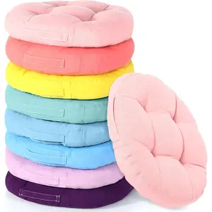 8 Pieces Floor Cushions for Kids Classroom Flexible Floor Seating Cushions Floor Pillows for Home School Kindergarten Daycare Nursery(Classic Color,Round)