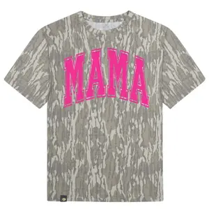 Mama Camo Tee - Mossy Oak Bottomland Camo Tee For Men And Women, Mossy Oak gift for dad 2026.