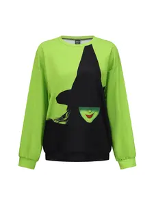 Women's Wicked Witch Sweatshirt, Ladies Clothes for Daily Wear, Casual Womenswear, Halloween Hoodie