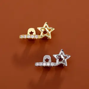 New personality selling explosions braces flash zircon fashion trend of men and women take TEMU dental rap jewelry.